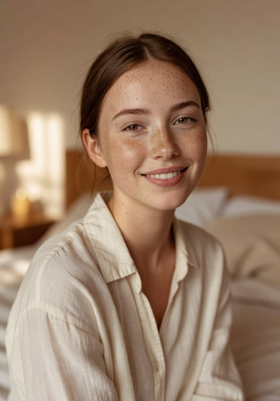 Natural light AI portrait generated from a selfie — SelfAI AI Portrait App sample