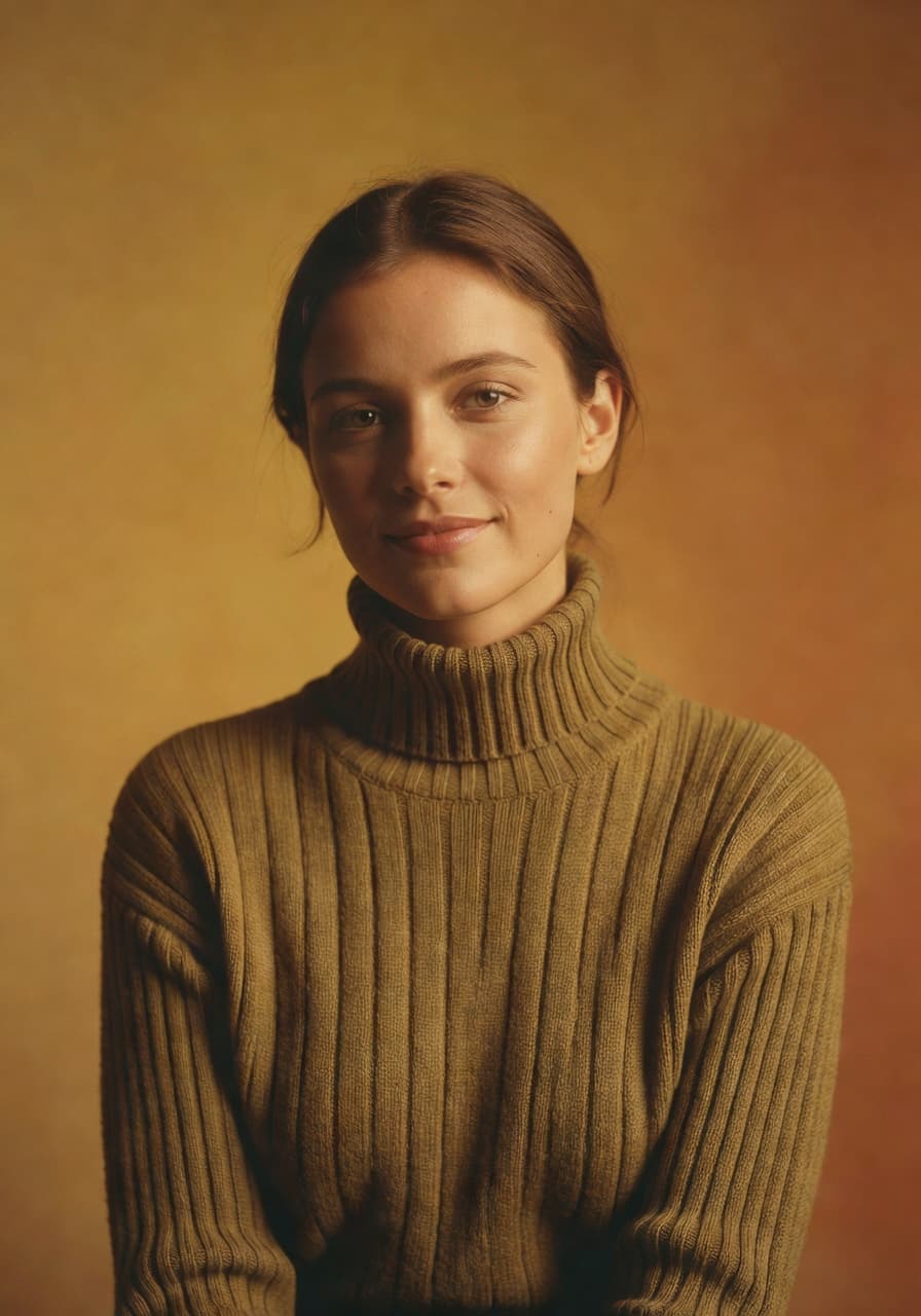 Retro 35mm film-look AI portrait — SelfAI AI Photo App creative style