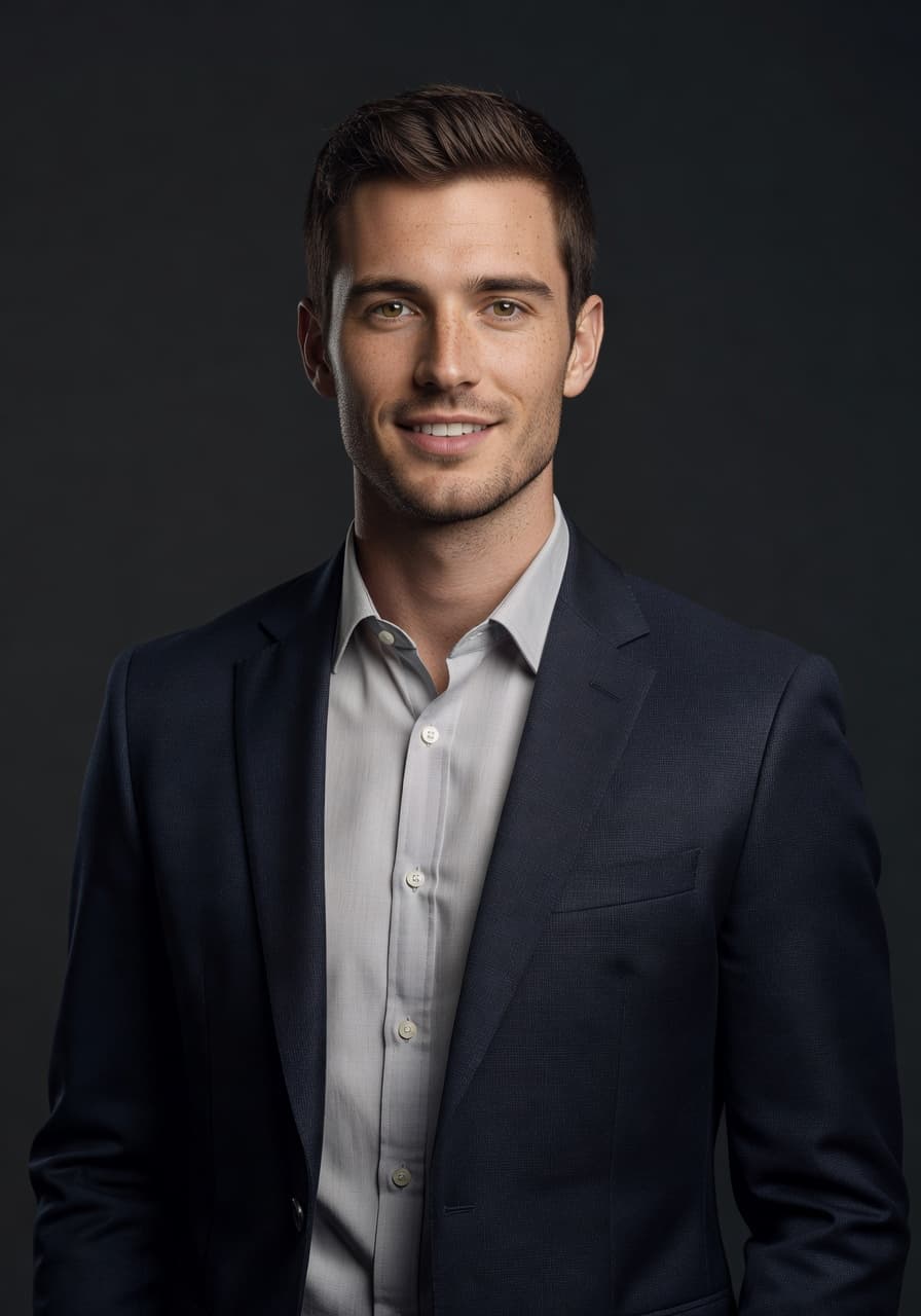 Corporate AI headshot sample generated by SelfAI AI Headshot Generator